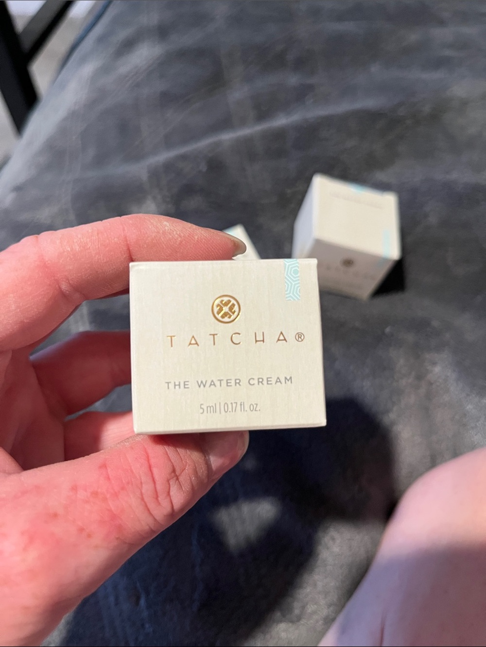Tatcha The Water Cream Moisturizer - White with Gold Accents